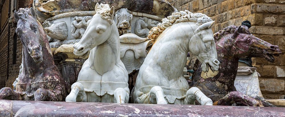 Statue on Piazza Della Signoria. Tuscany-Italy.
